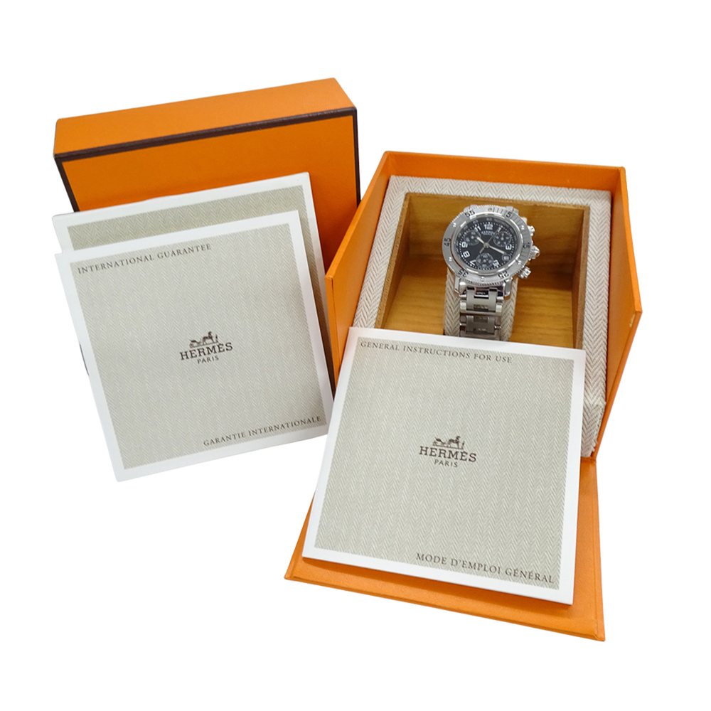 Hermes HERMES Women's Watch, Brand: Clipper Diver Chronograph Date, Quartz, S... - Picture 8 of 16